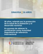 La Dirección Nacional de Vigilancia Sanitaria (DINAVISA) cumplió 26 años de creación.