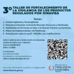 Inició la inscripción para el tercer Taller de Fortalecimiento de Vigilancia de los Productos Regulados por DINAVISA. El mismo es totalmente gratuito y con certificación.