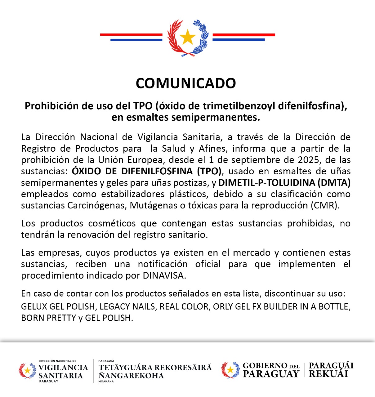 Noticia DINAVISA